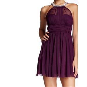 Purple cocktail/homecoming dress